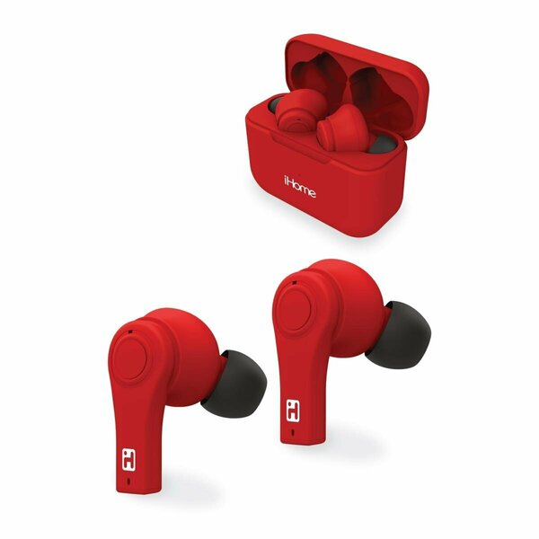 Virtual XT-12 True Wireless Bluetooth Sound Isolation Earbuds Red BE-214-RD VI3544970